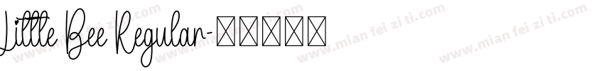 Little Bee Regular字体转换